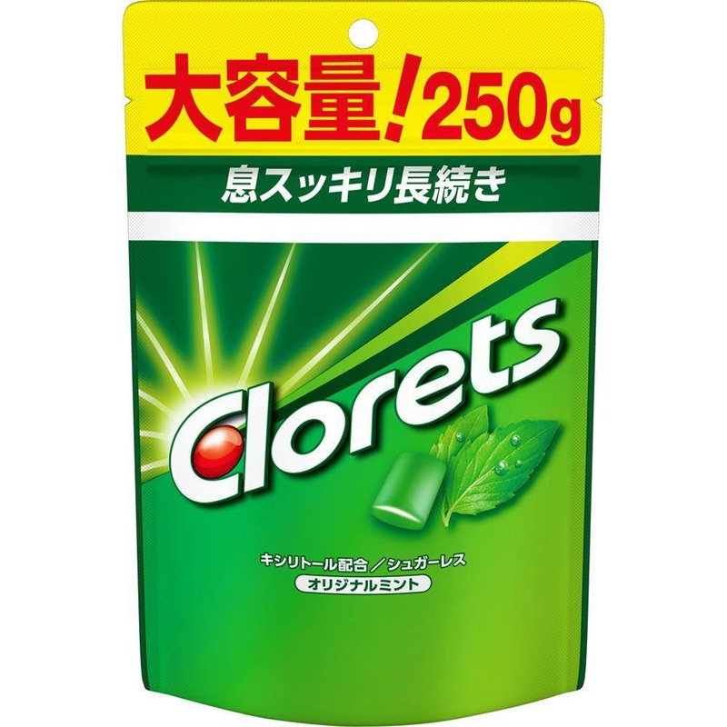 Clorets XP Original Mint Stand Pouch 250g – Gum