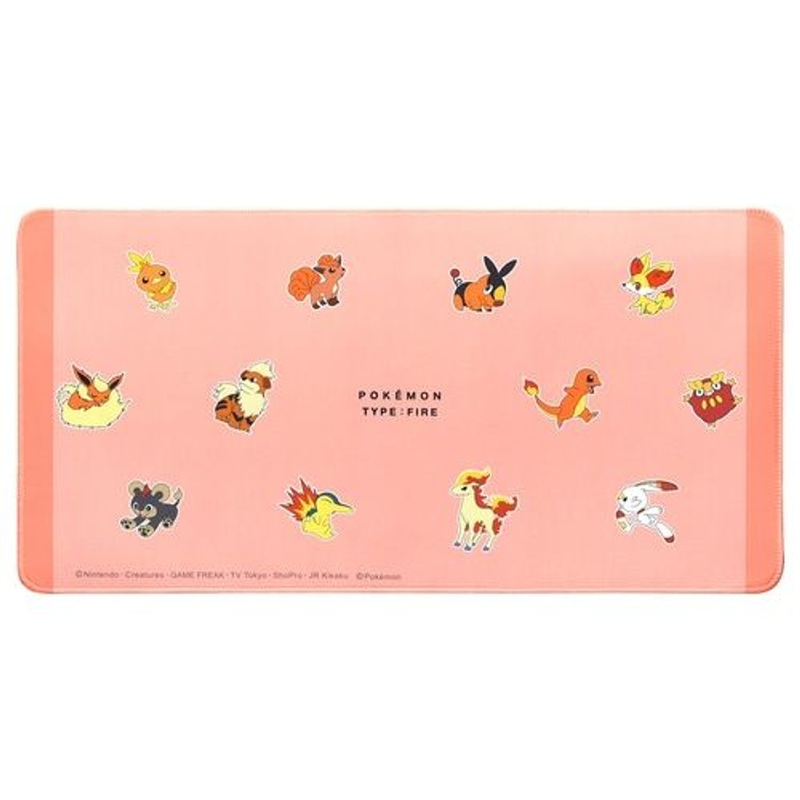 Pokemon Center Original Desk Mat Fire Type
