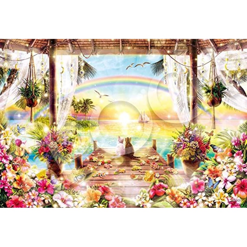 Epoch 31-740 Jigsaw Puzzle Romantic Vacation (Yoshimasa Kishida) Glow-in-the-Dark (1053 Pieces)