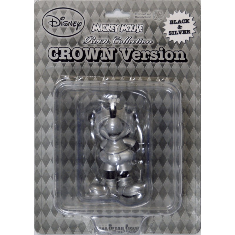 Medicom UDF-163 Ultra Detail Figure Disney Mickey Mouse  Crown Version B&S