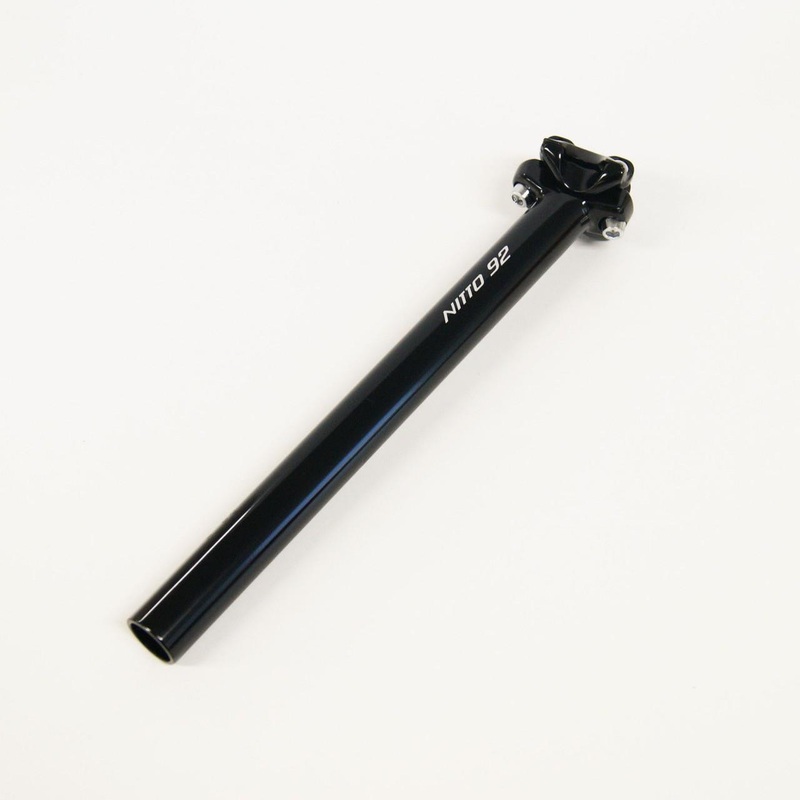 NITTO S-92 Black Zero Offset Seatpost Pillar 300mm (S92 Dia.27.2 L300 Black)