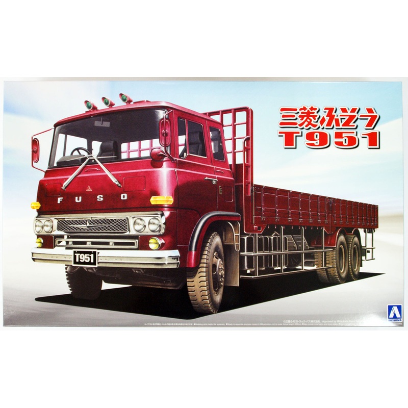Aoshima 07198 Mitsubishi Fuso T951 Truck 1/32 Scale Kit