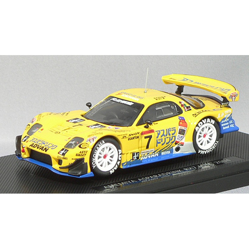Ebbro 43707 Amemiya Aspara Drink RX7 JGTC 2004 (Yellow) 1/43 Scale