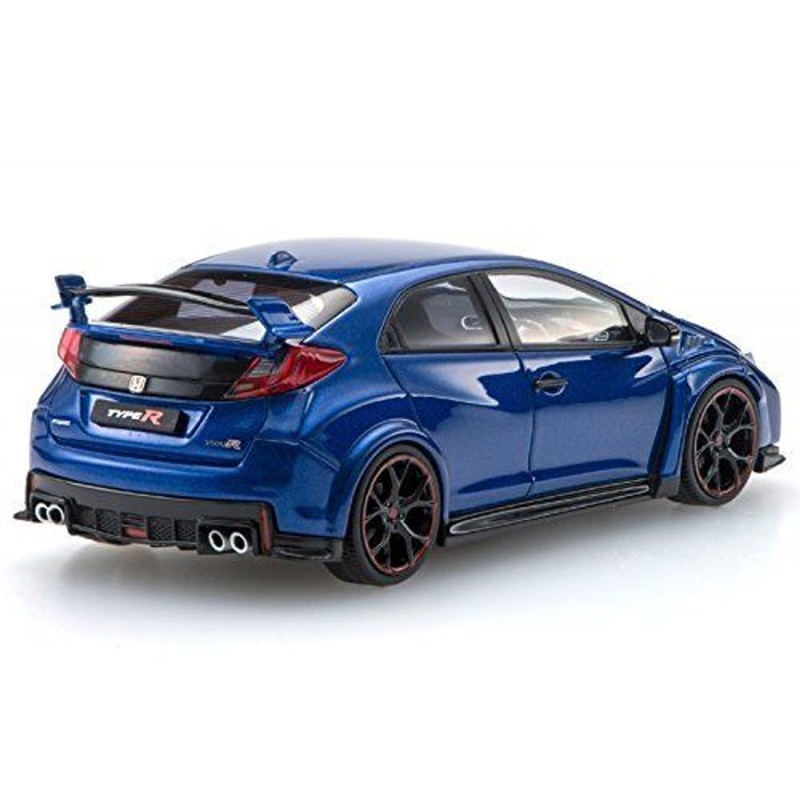 Ebbro 45355 Honda CIVIC TYPE R 2015 Brilliant Sporty Blue Metallic 1/43 Scale