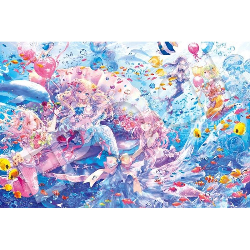 Epoch 12-524s Jigsaw Puzzle Onineko Mermaid Party (1000 Pieces)
