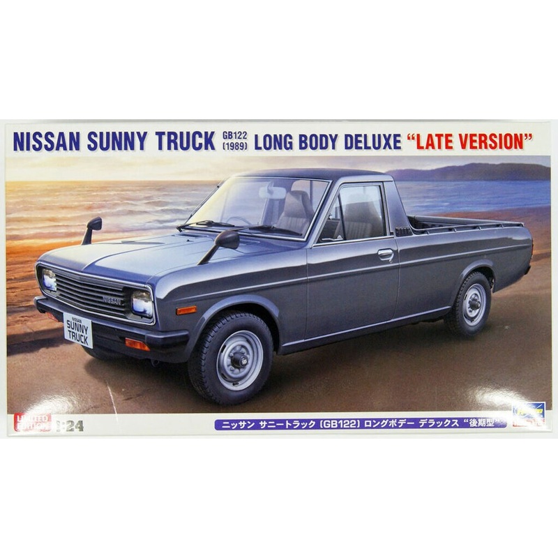 Hasegawa 20275 Nissan Sunny Truck (GB122) Long Body Deluxe Late Version 1/24 Scale