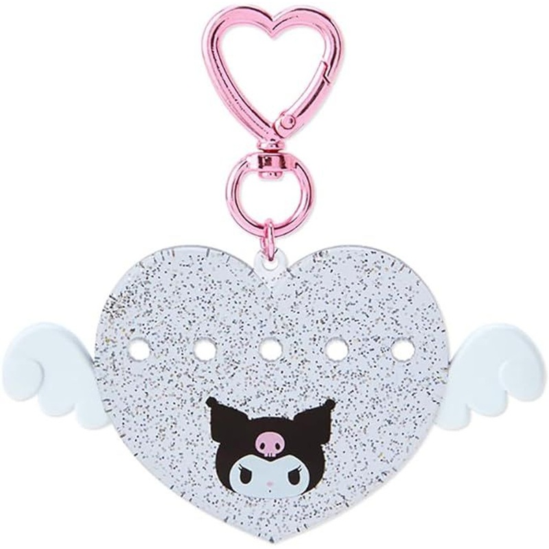 Sanrio Winged Heart Keychain Kuromi (Mai Pachi Run Series)