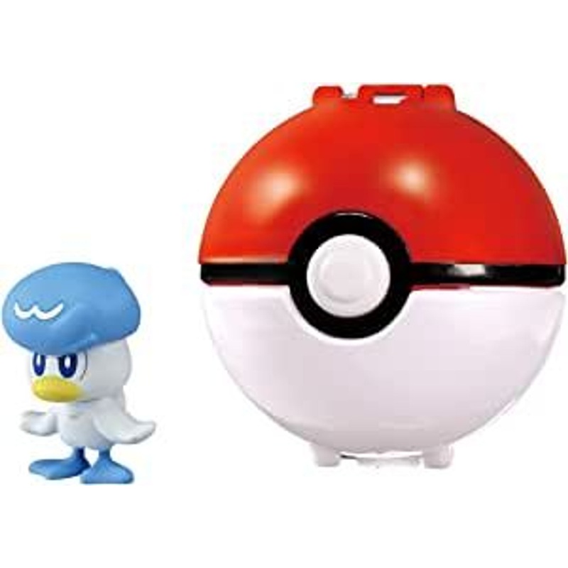 Takara Tomy Pokemon Monster Collection Poke Del-Z Quaxly (Poke Ball)