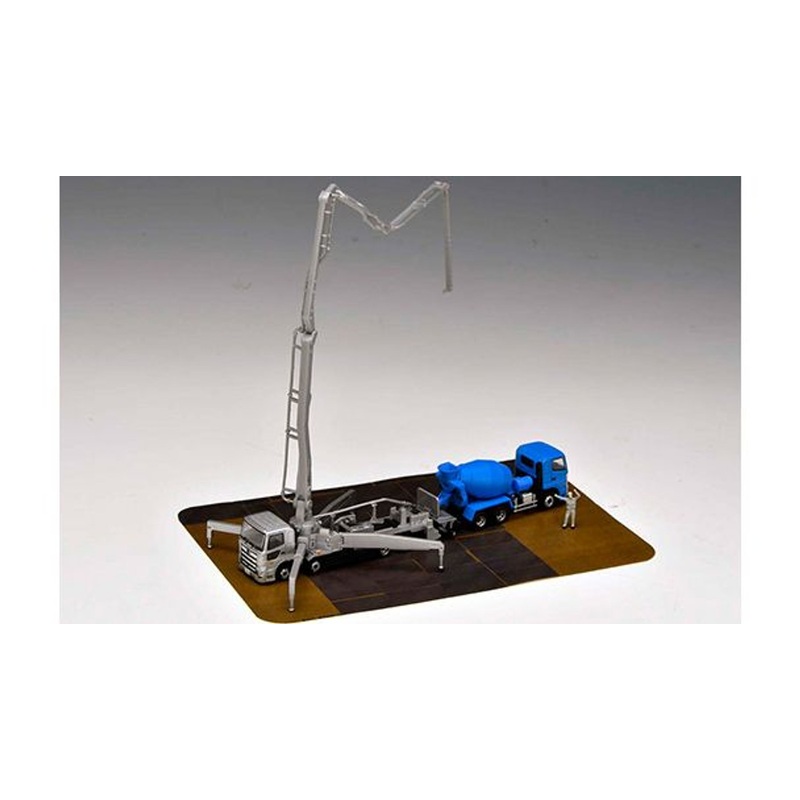 Tomytec Truck Collection Concrete Pump Truck Set B (N scale)