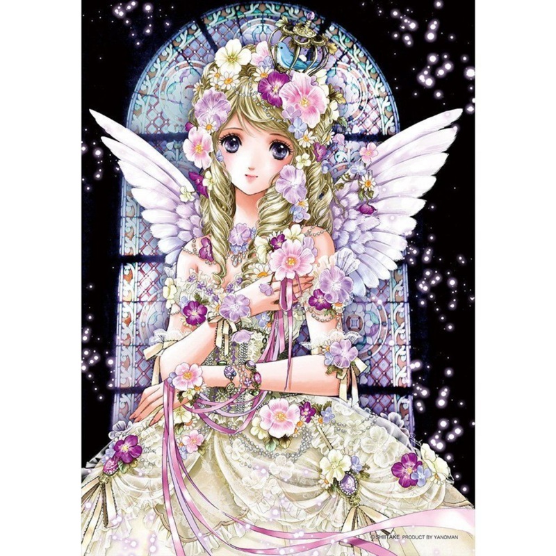 Yanoman Prism Art Jigsaw Puzzle 61-08 Flower Girl Viola (108 Pieces)