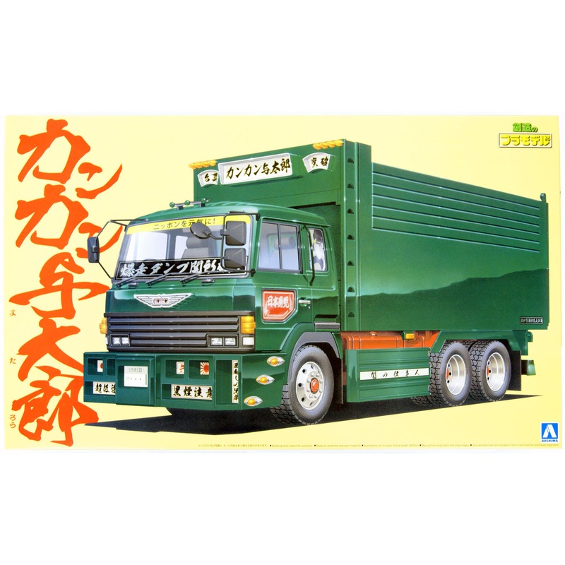 Aoshima 02728 Japanese Decoration Truck Kankan Yotaro 1/32 Scale Kit