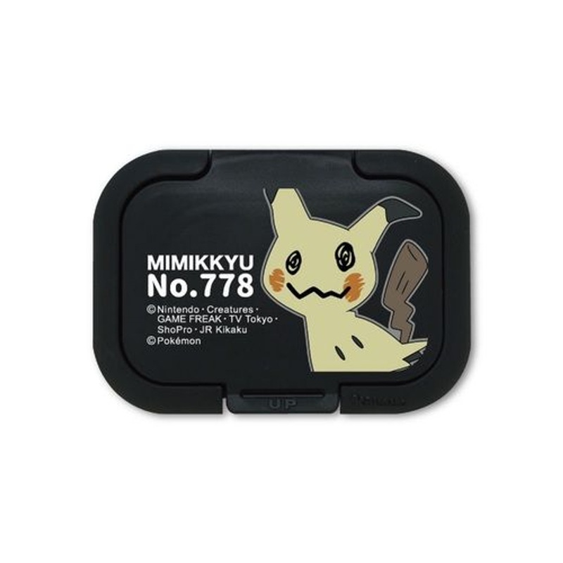 Pokemon Center Original Wet Wipe Lid S Mimikyu Black