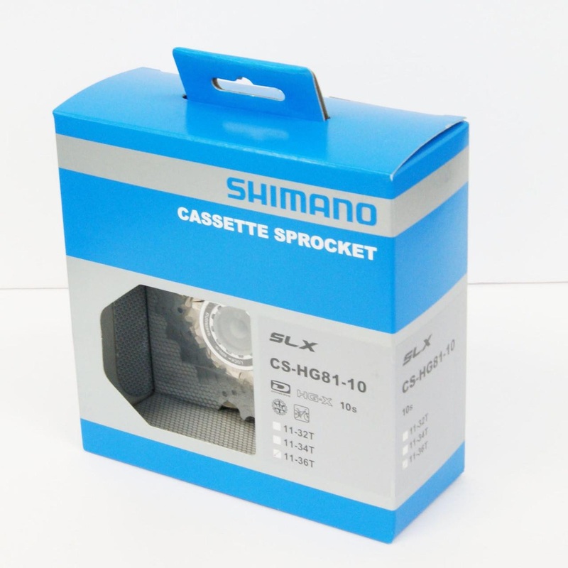 Shimano (Cycling) SLX CS-HG81-10 Cassette Sproket (10- speed, 11-36T) ICSHG8110136