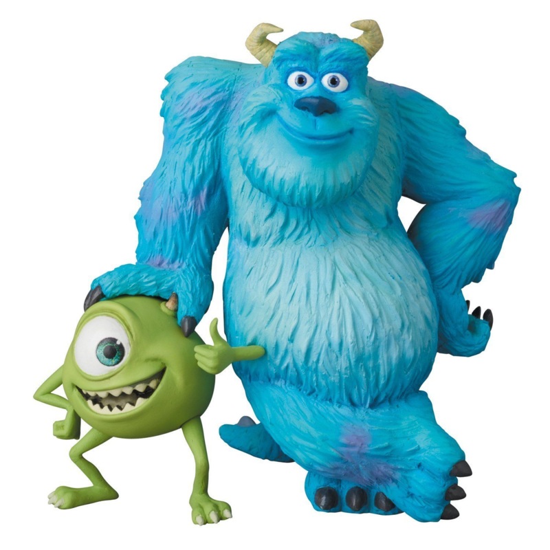 Medicom UDF-250 Ultra Detail Figure Pixar Monsters Inc. Sulley and Mike (2 Set)