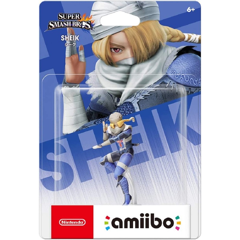 Nintendo amiibo Sheik Super Smash Bros. Series Figure (The Legend of Zelda)