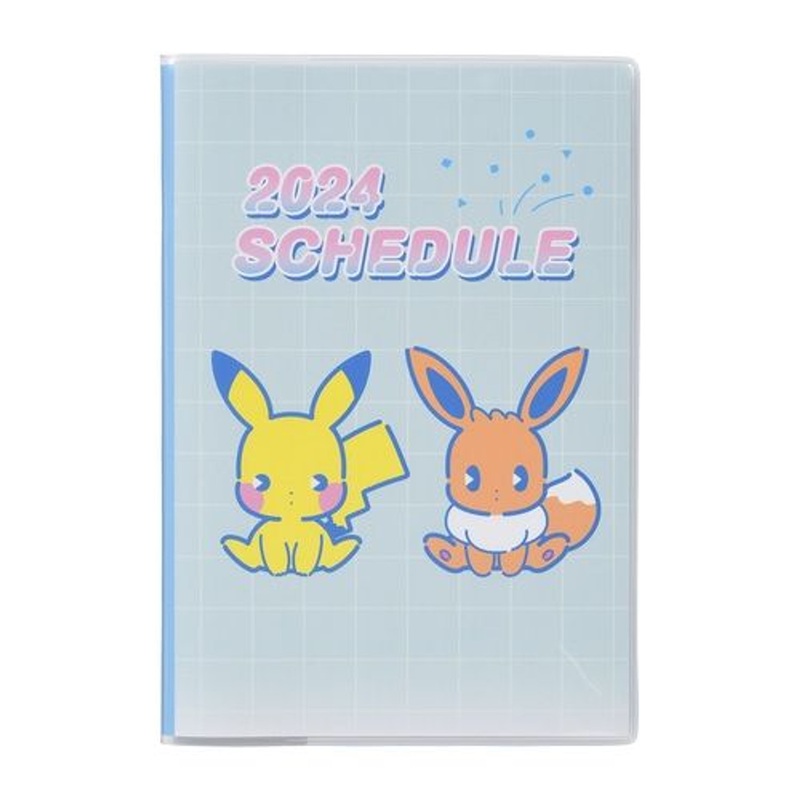 Pokemon Center Original B6 size Schedule Planner 2024 Psycho Soda Refresh
