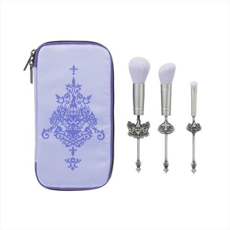 Pokemon Center Original Makeup Brush Set with Pouch – Litwick, Lampent, Chandelure