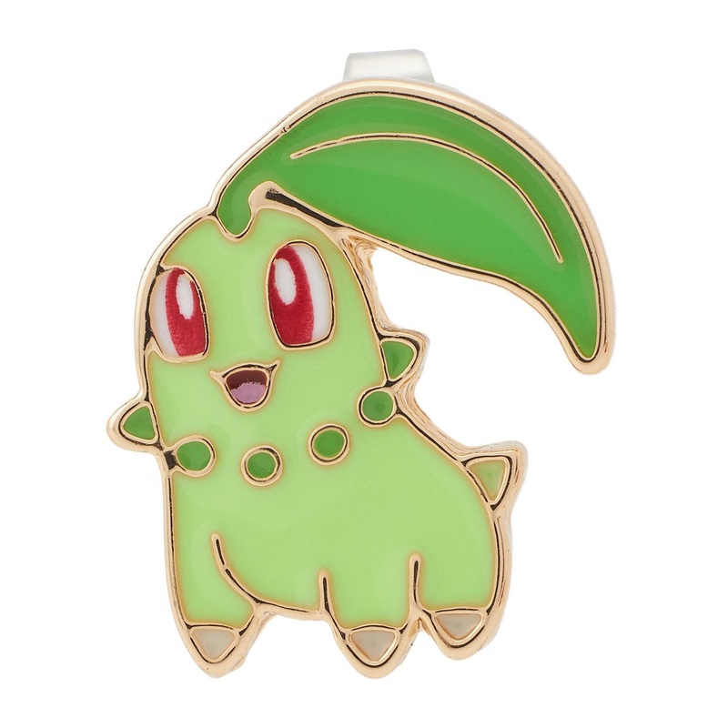 Pokemon Center Original Pokemon Accessory Earrings 44 Chikorita