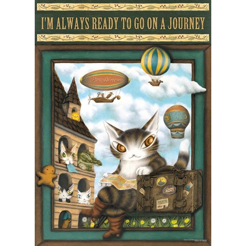 Yanoman 05-1077 Jigsaw Puzzle WachiField Journey (500 Pieces)