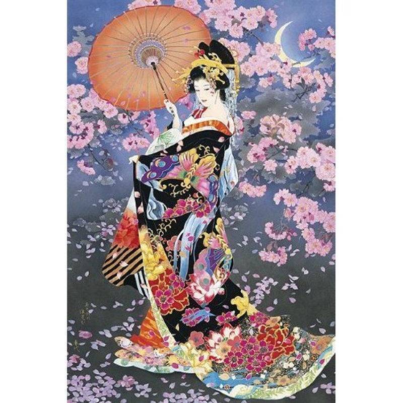 Epoch Jigsaw Puzzle 11-322 Japanese Art Kimono (1000 Pieces)