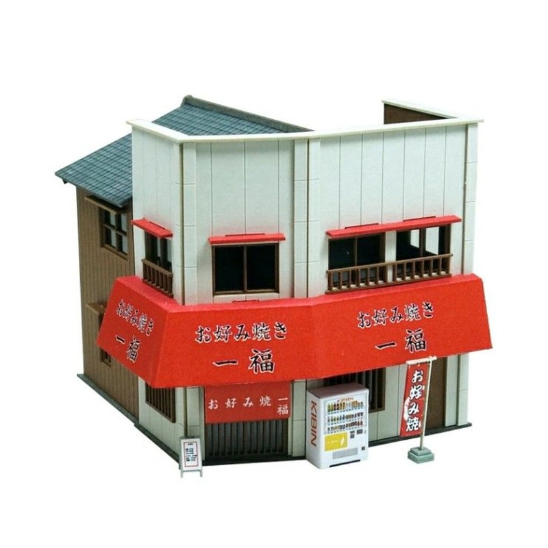 Sankei MP03-115 Okonomiyaki Shop (1/150 N scale)