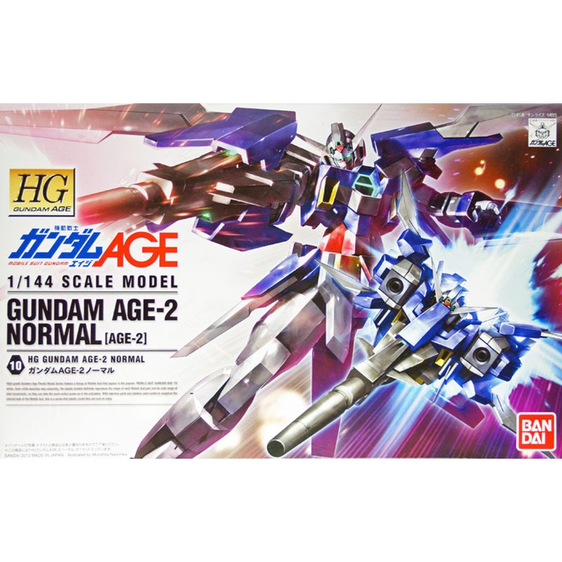 Bandai Gundam HG AGE-10 Gundam AGE-2 Normal 1/144 Scale Kit