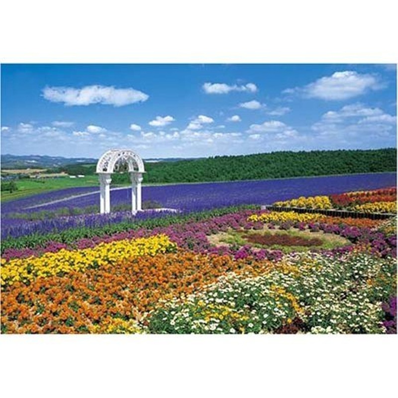 Epoch Jigsaw Puzzle 25-081S Flowers at Furano Japan (300 Pieces)