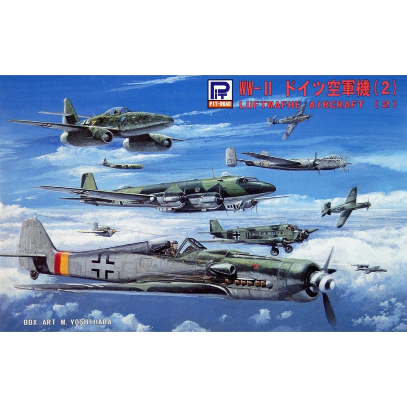 Pit-Road Skywave S-19 German Luftwaffe Aircraft 2 1/700 Scale Kit