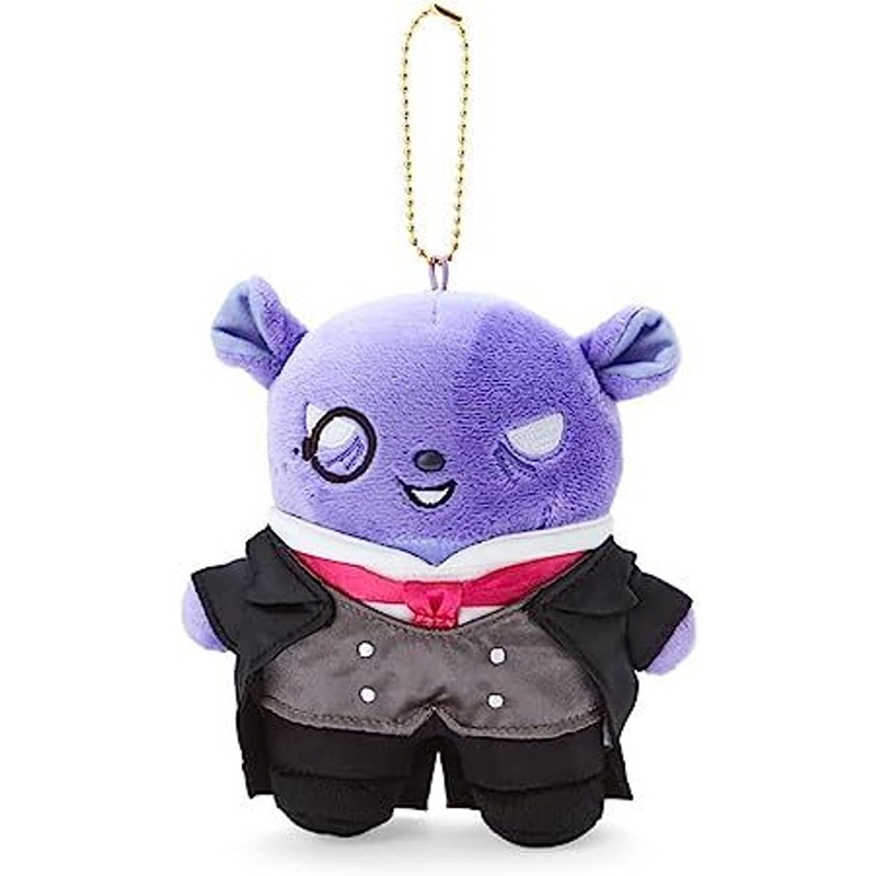 Sanrio Plush Mascot Holder Baku (Delusional Lady Kuromi)