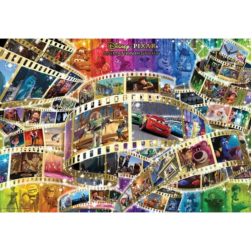 Tenyo Japan Jigsaw Puzzle D-1000-473 Disney/Pixar Animation History (1000 Pieces)