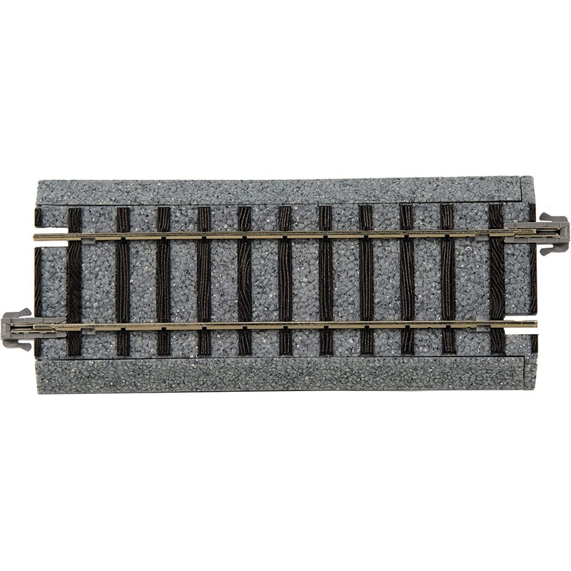 Kato 2-192 97mm (3 13/16″) #6 Turnout Auxiliary Straight Track (4 pcs.) <S97> (HO scale)