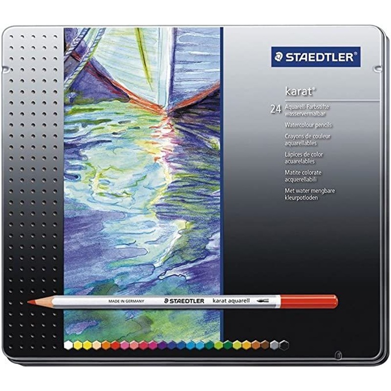 Staedtler Watercolor Pencil 24 Colors Karat Aquarell