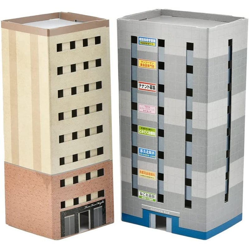 Tomytec Paper Structure C04 Heights / Building for Rent (N scale)