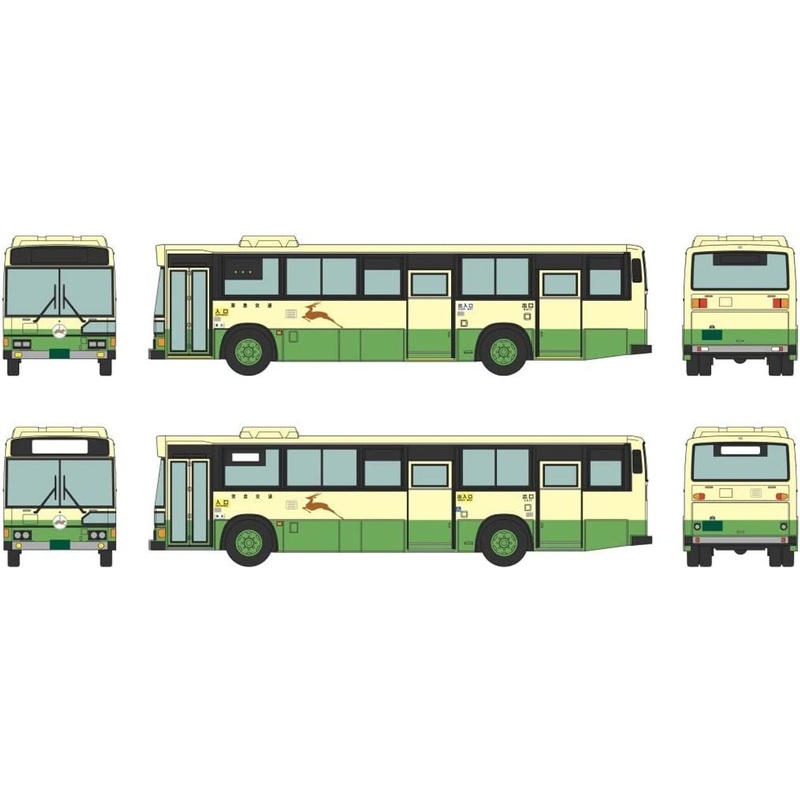 Tomytec The Bus Collection Nara Kotsu 80th Anniversary 2 Bus Set (N scale)