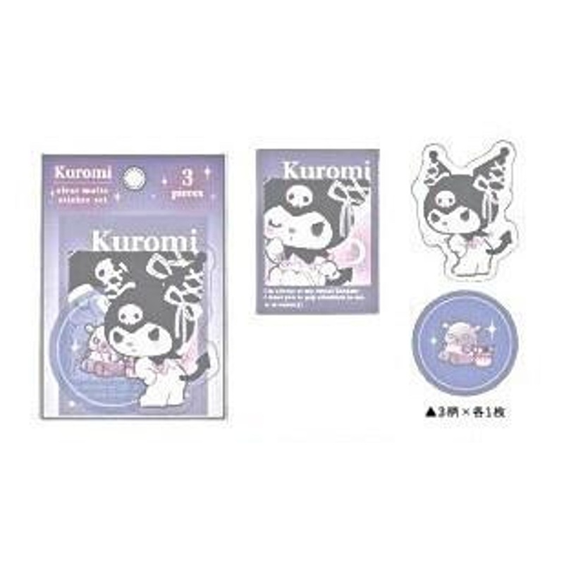 T’s Factory Sanrio Clear Matte Sticker Set Ballet Core / Kuromi