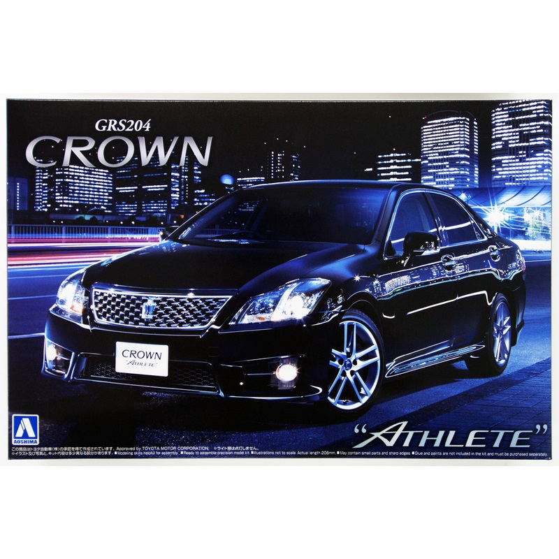 Aoshima 49396 Toyota Crown Athlete 2010 (GRS204) 1/24 Scale Kit