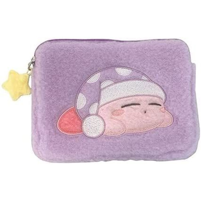 SK JAPAN Kirby of the Stars Fluffy Mini Pouch Sleeping Kirby