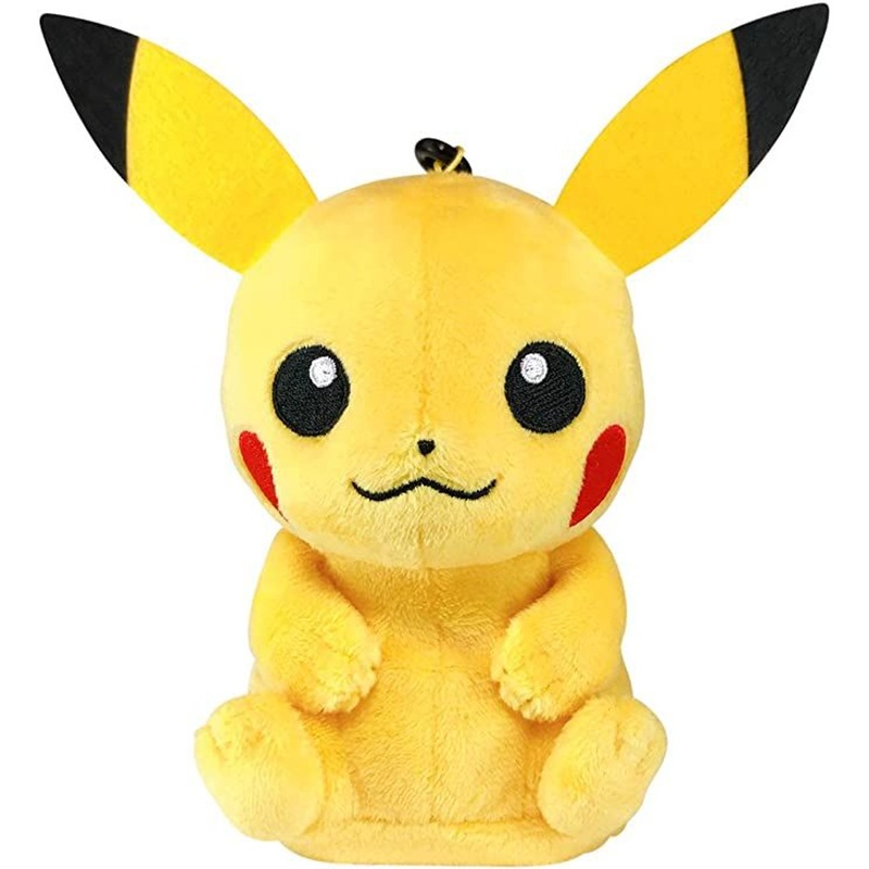 Takara Tomy Pokemon ‘Sound’ Plush Toy Keychain Talking Pikachu