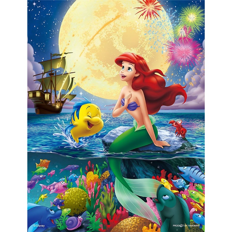 Yanoman Jigsaw Puzzle 42-30 Disney The Little Mermaid Ariel (300 Small Pieces)