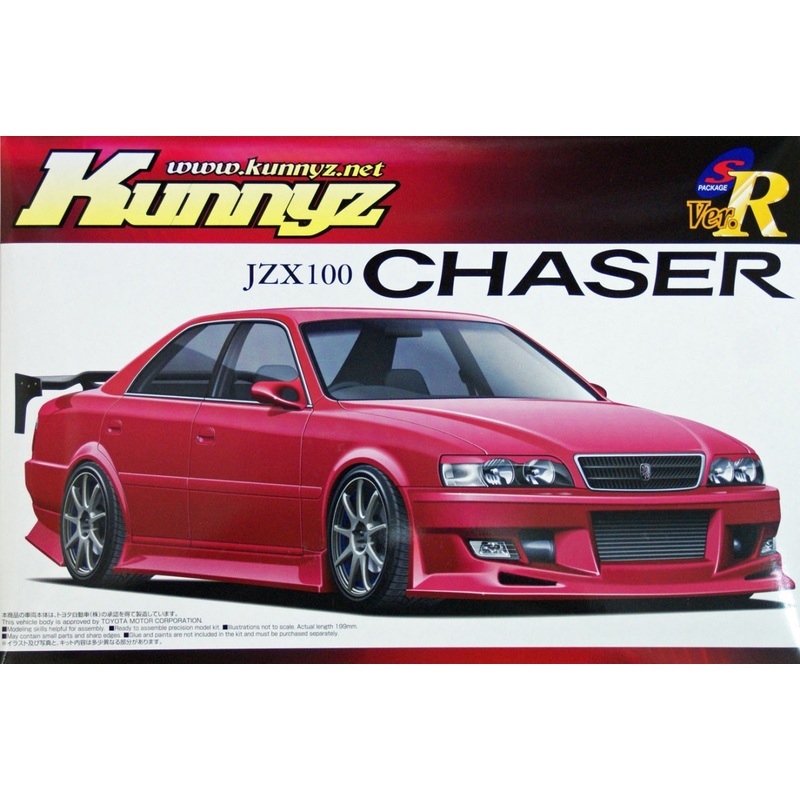 Aoshima 03701 Toyota Chaser JZX100 Kunnyz 1/24 Scale Kit