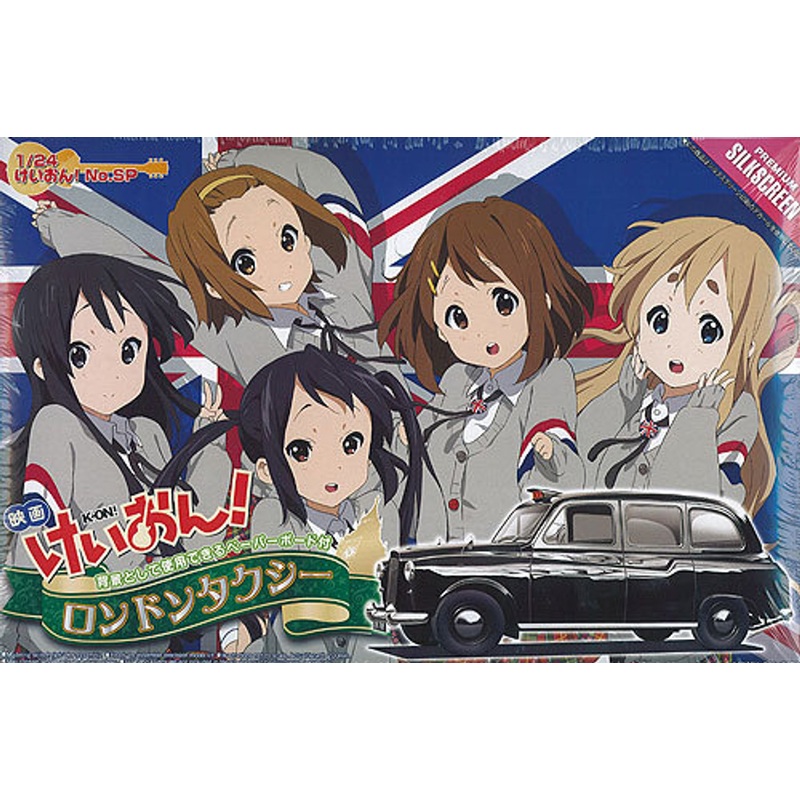 Aoshima 03909 K-On! London Cab Taxi 1/24 Scale Kit