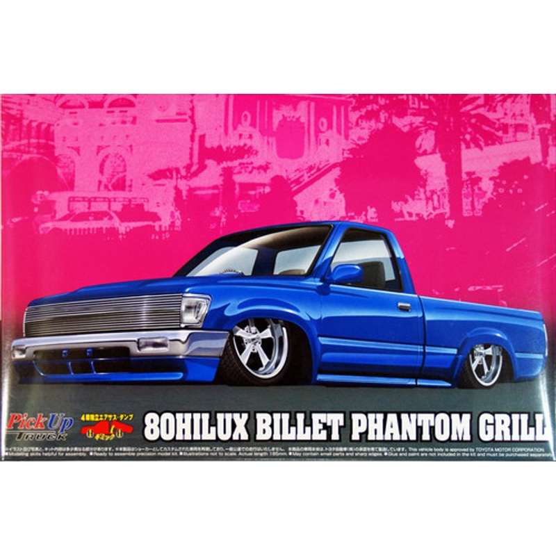 Aoshima 48900 Toyota 80 Hilux Billet Phantom Grill(Pick Up Truck) 1/24 Scale Kit