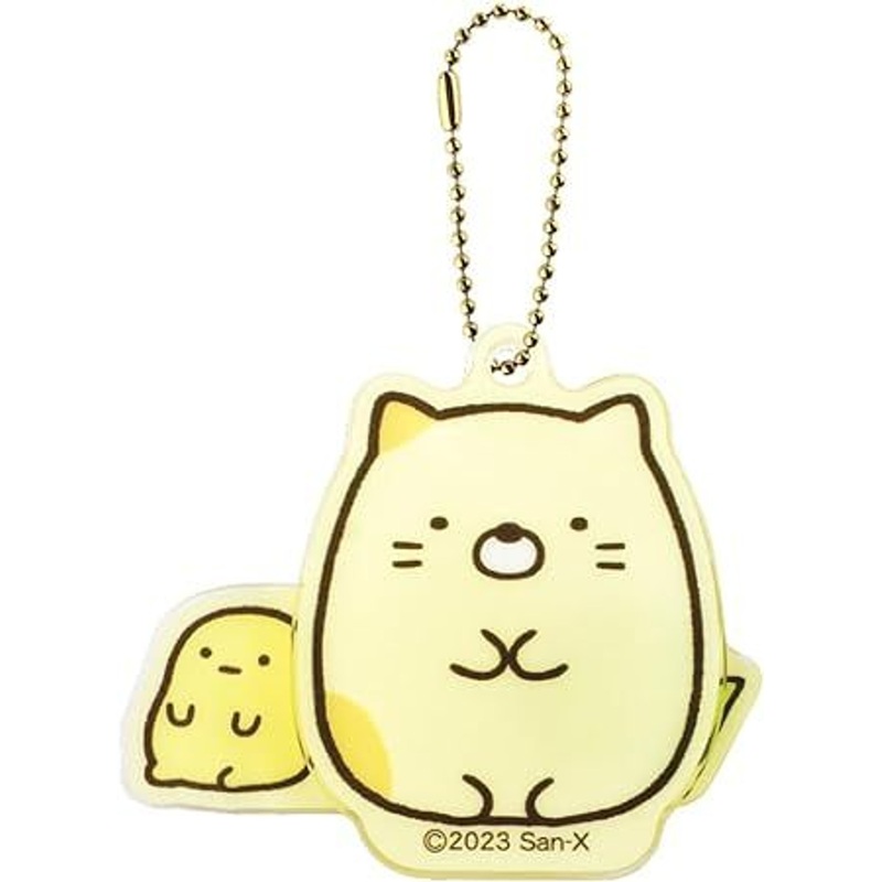 T’s Factory Sumikko Gurashi Hyokkori Acrylic Key Chain Neko
