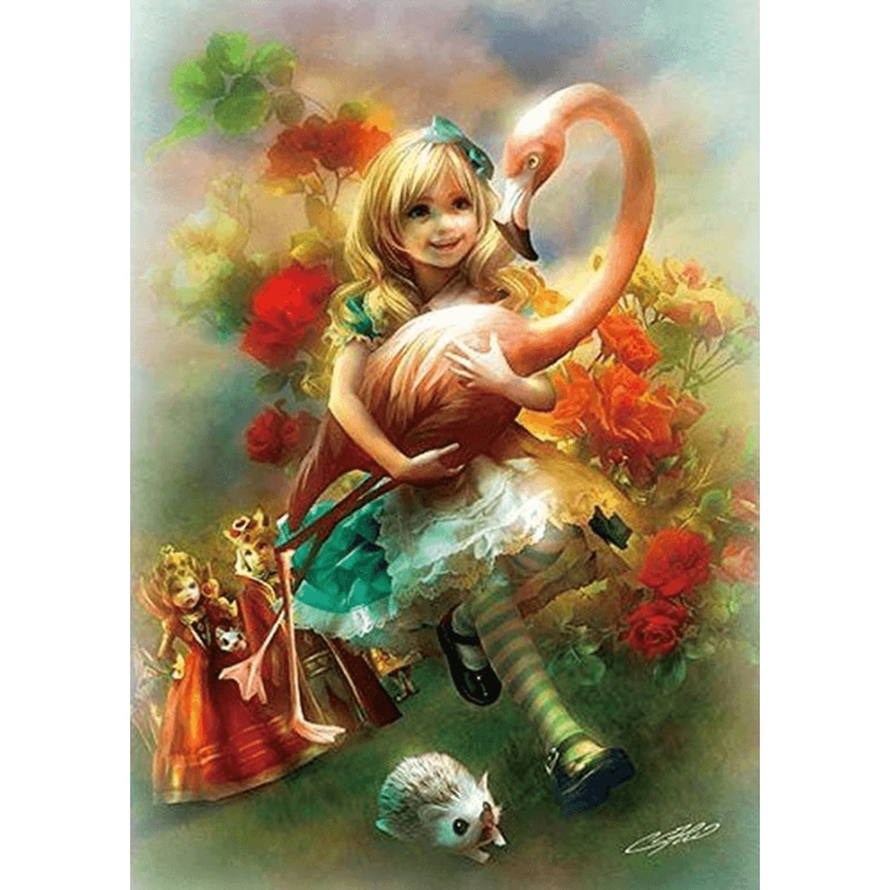 APPLEOne Jigsaw Puzzle 108-082 Alice In Wonderland (108 Pieces)