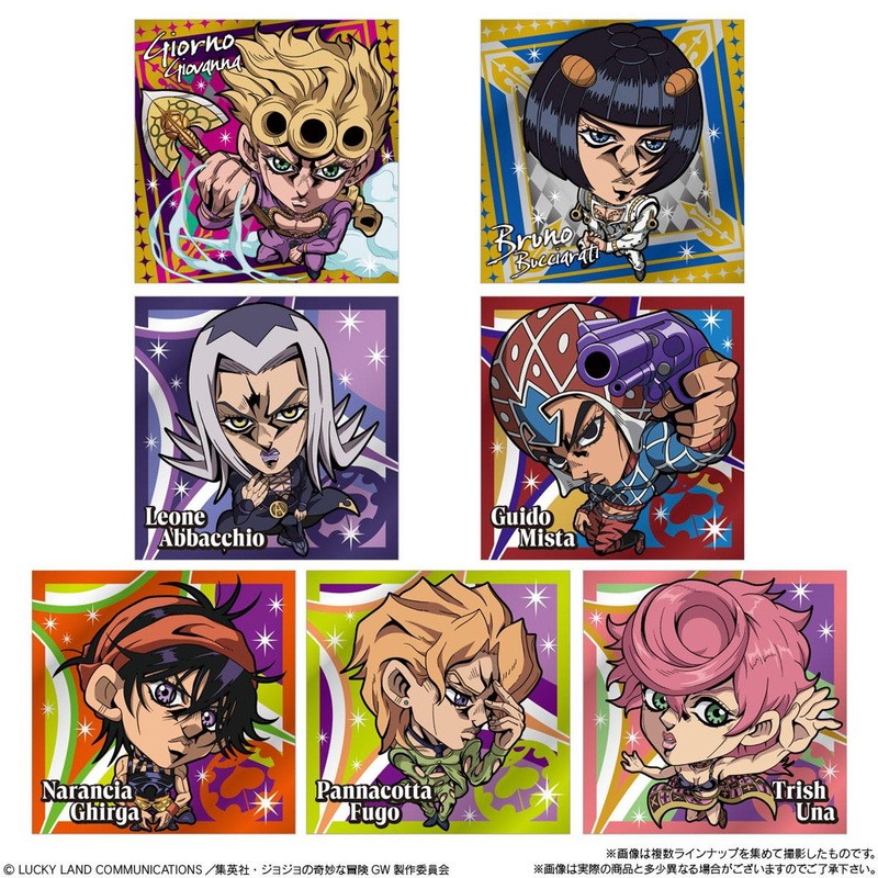 Bandai Candy Niformation JoJo’s Bizarre Adventure ~Golden Wind Episodio02~ Sticker Collection Wafers BOX (20pcs)