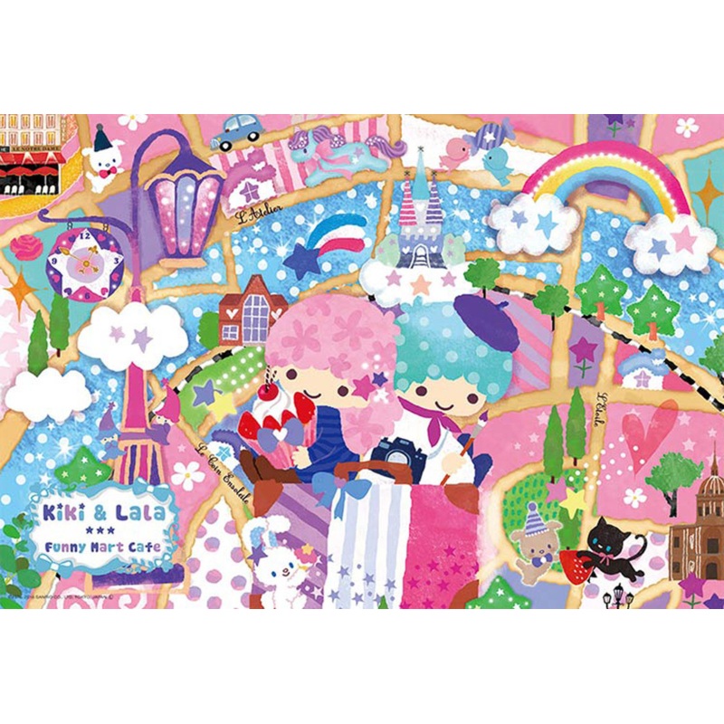 Beverly Jigsaw Puzzle 33-121 Twin Stars Kiki & Lala Fantasy Travel (300 Pieces)