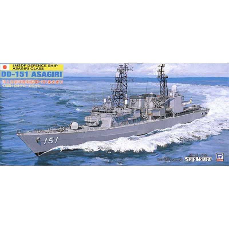 Pit-Road Skywave J-13 JMSDF DD-151 Asagiri 1/700 Scale Kit