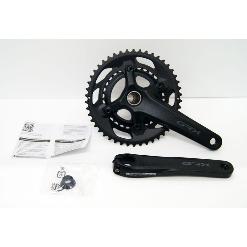 Shimano (Cycling) GRX FC-RX600-11 Crankset 2x11s 30/46T 172.5mm  (Black) EFCRX600112DX60