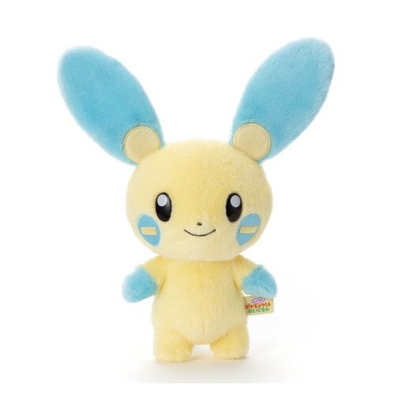 Pokemon Center Original I Choose You! Pokemon Get! Minun Plush Doll