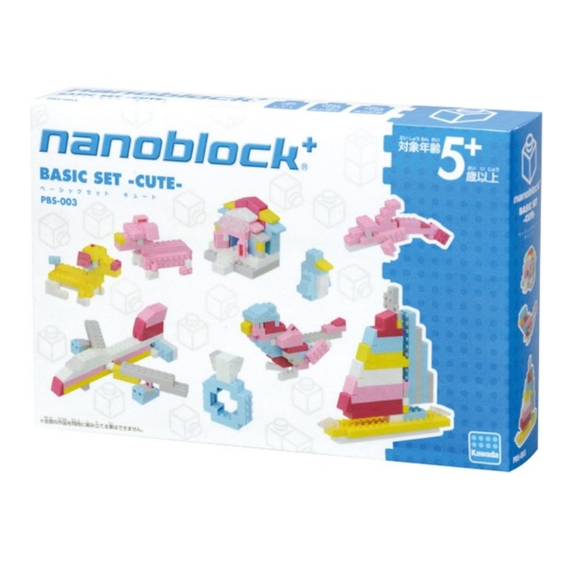 Kawada PBS-003 nanoblock plus BASIC SET (CUTE)